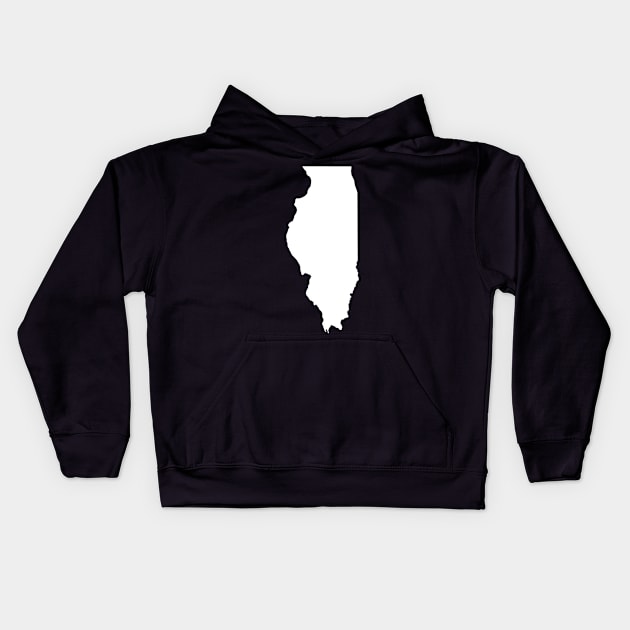 Illinois Kids Hoodie by HerbalBlue